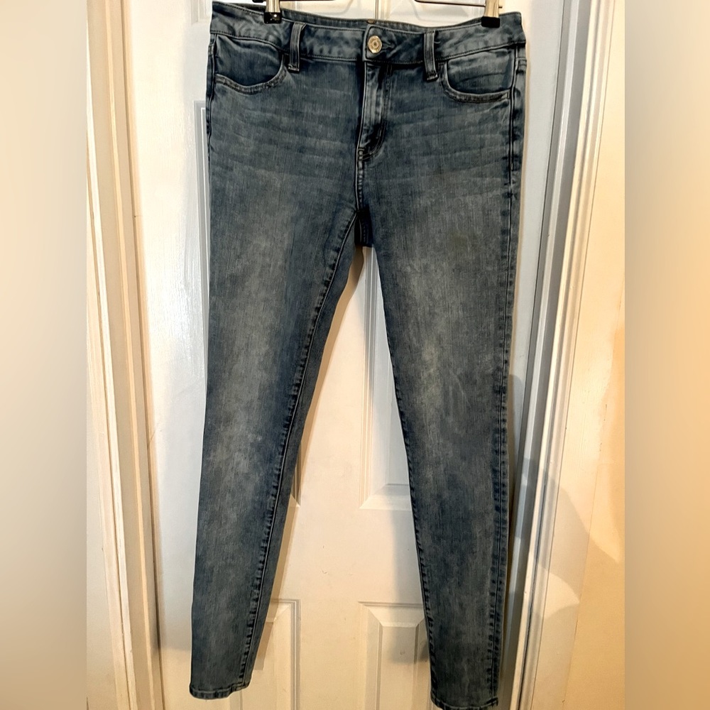 American Eagle acid wash jeans